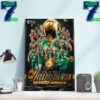 2024 World Champions Boston Celtics 2023-24 NBA Champions Home Decor Poster Canvas