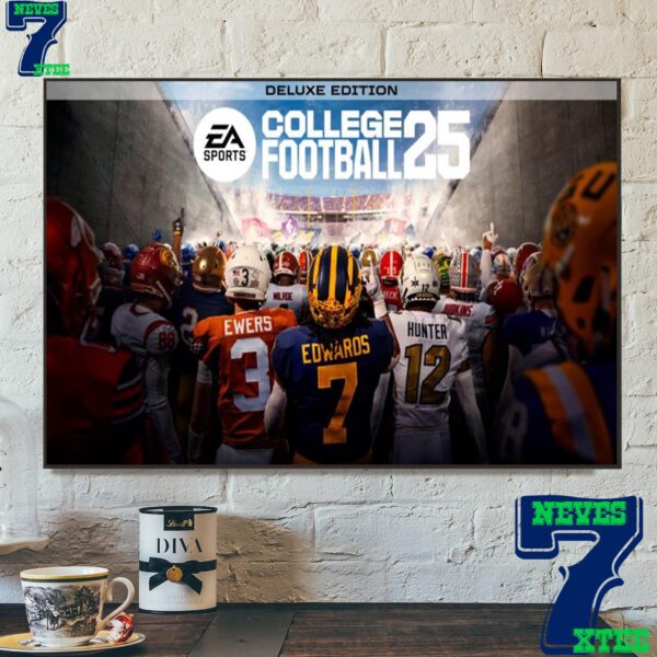 EA Sports College Football 25 Deluxe Edition Home Decor Poster Canvas