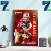 EA Sports Madden NFL 25 Reveals Christian McCaffrey As Cover Athlete Star Home Decor Poster Canvas