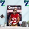 San Francisco 49ers 2024 NFL Season Schedule Official Poster Home Decor Poster Canvas