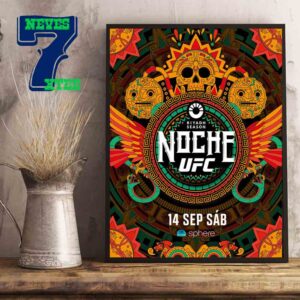 Noche UFC Incredible Night of Fights At Sphere On September 14th 2024 Home Decor Poster Canvas