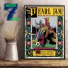 Pearl Jam Tonight At London Tottenham Hotspur Stadium On June 29th 2024 Home Decor Poster Canvas