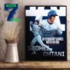 Aaron Judge The First Player To 30 Home Runs MLB 2024 Home Decor Poster Canvas