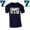 2023-2024 UEFA Champions Leagues Champions Are Real Madrid Champions With Names Skyline Merchandise Shirt