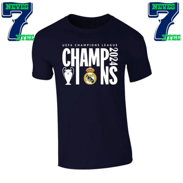 UEFA Champions League 2024 Champions Are Real Madrid Merchandise Shirt