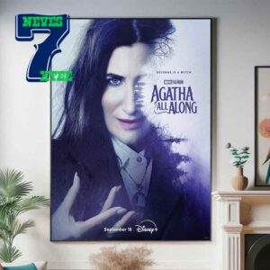 Agatha All Along Marvel Television Revenge Is A Witch Realeasing On September 18th 2024 On Disney Plus Home Decor Poster Canvas