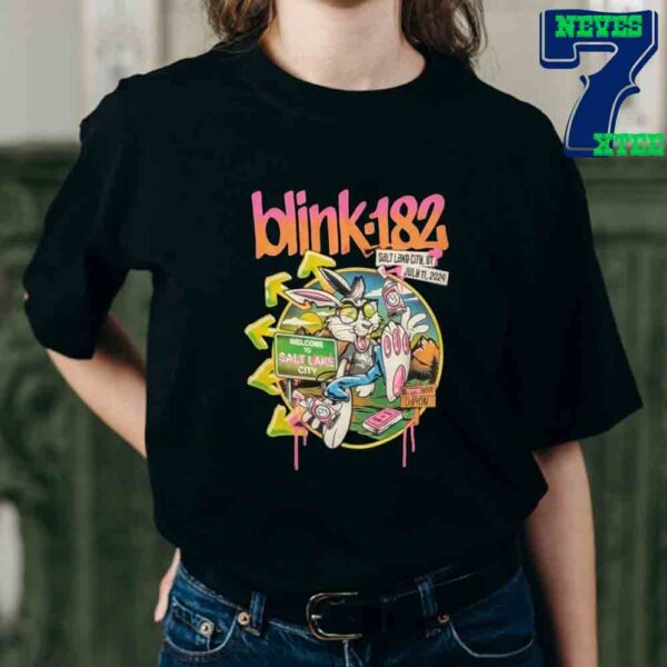 Blink-182 At Delta Center Salt Lake City Utah 2024 One More Time Tour On July 11th Esential T-Shirt