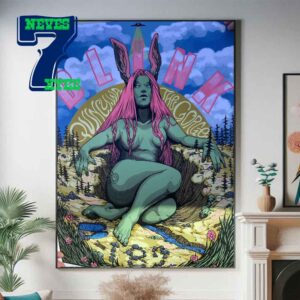 Blink-182 At Quincy Washington 2024 One More Time Tour On July 14th Home Decor Poster Canvas