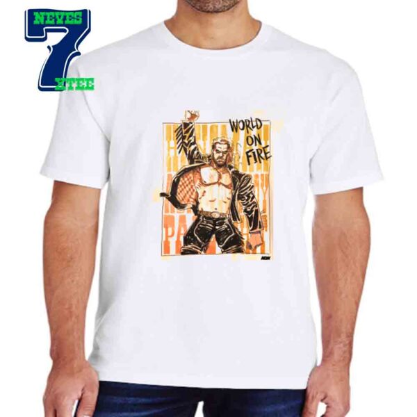 Hangman Adam Page World On Fire All Elite Wrestling AEW Graphics Classic T-Shirt