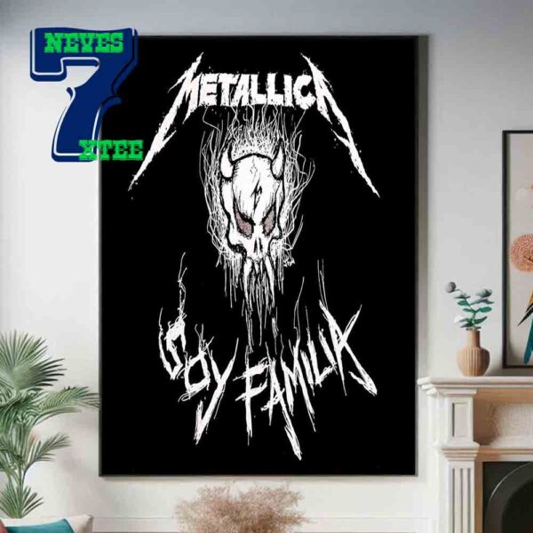 Metallica In Madrid Spain 2024 M72 World Tour M72 Madrid On July 12th And 14th Home Decor Poster Canvas