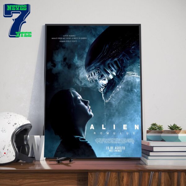 New Poster Alien Romulus In Theaters On August 16th 2024 Home Decor Poster Canvas