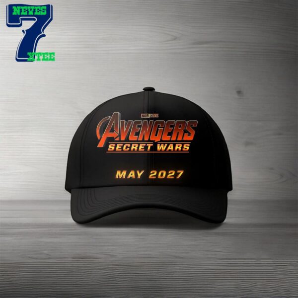 Official Logo Avengers Secret Wars May 2027 Of Marvel Studios Classic Hat Cap