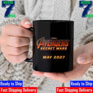 Official Logo Avengers Secret Wars May 2027 Of Marvel Studios Mug