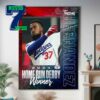 Alec Bohm Philadelphia Phillies MLB Home Run Derby 2024 Advances To The Semifinals With 36 Home Runs Home Decor Poster Canvas