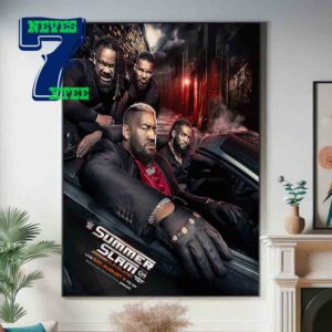 WWE Summer Slam 2024 Streams Live From Cleveland On August 3rd Home Decor Poster Canvas