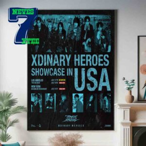 Xdinary Heroes Showcase In USA On July 17th Home Decor Poster Canvas